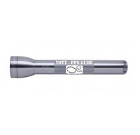 Gray ML300L LED 3-Cell D flashlight with YOTT PPS GURU engraving