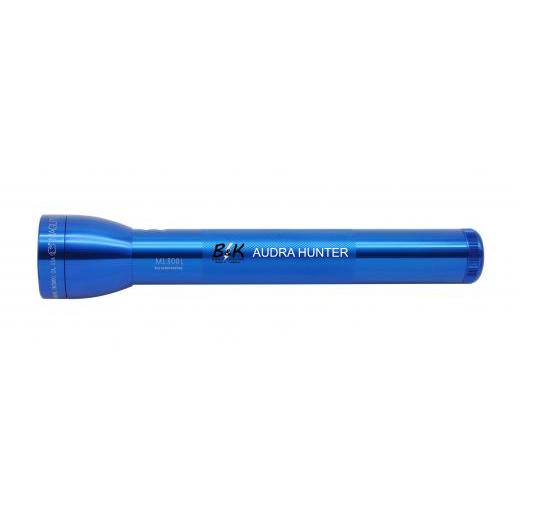 ML300L LED 3-Cell D Flashlight - Blue - Custom Engraving