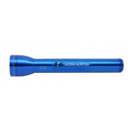 Blue ML300L LED 3-Cell D flashlight with Audra Hunter engraving