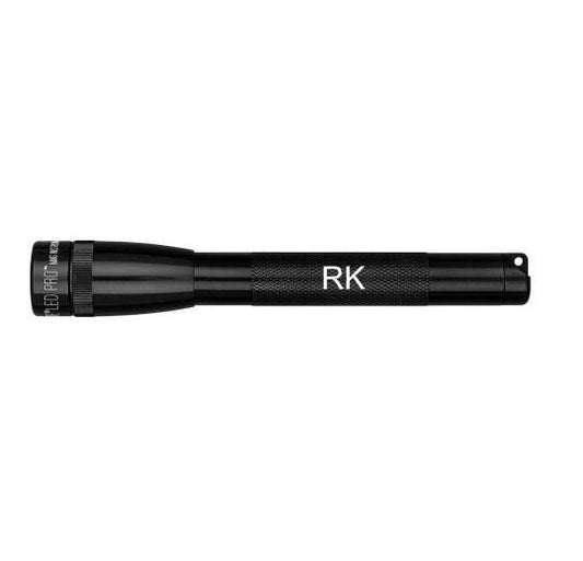 Mini Maglite Pro LED Flashlight - Black - Custom Engraving