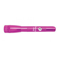 Pink Mini Maglite Pro LED flashlight with custom engraving