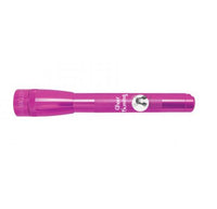 Pink Mini Maglite Pro LED flashlight with custom engraving