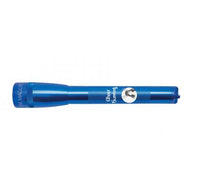 Blue Mini Maglite Pro LED flashlight with custom engraving