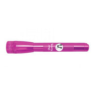 Pink Mini Maglite Pro LED flashlight with custom engraving