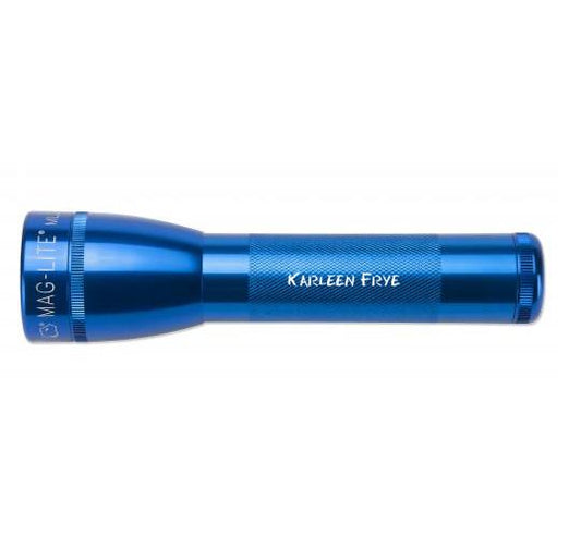 ML25LT LED 2-Cell C Flashlight - Blue - Custom Engraving