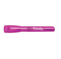 Pink Mini Maglite Pro LED flashlight engraved with Trinity
