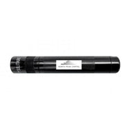 Black Solitaire LED keychain flashlight with a white North Peak Capital label.