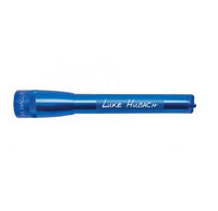 Blue Mini Maglite Pro LED flashlight engraved Luke Hubach