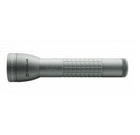 ML300LX 2D LED flashlight in urban gray with knurled grip and custom engraving
