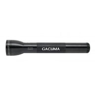 Black ML300L LED 3-Cell D flashlight with GACUMA branding and engraving area