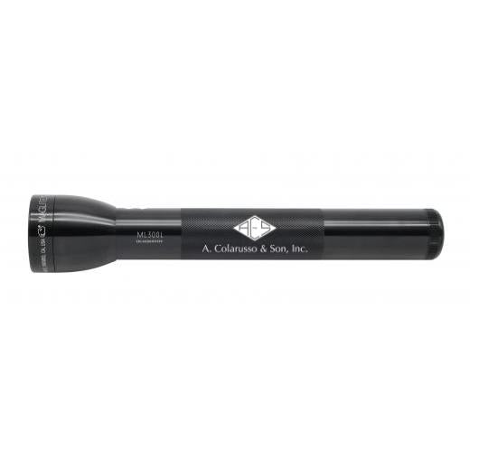 ML300L LED 3-Cell D Flashlight - Black - Custom Engraving