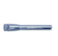 Gray Mini Maglite Pro LED flashlight with DB-18EW 177 engraving on the textured grip