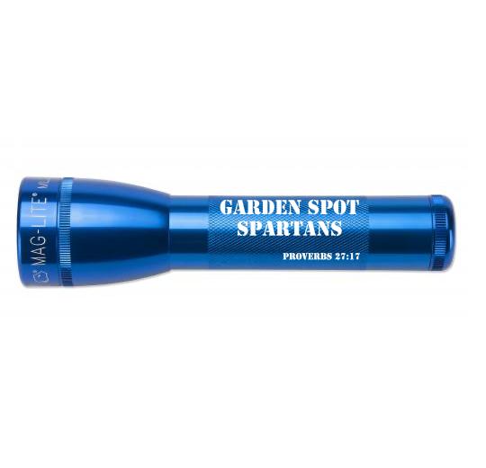 ML25LT LED 2-Cell C Flashlight - Blue - Custom Engraving