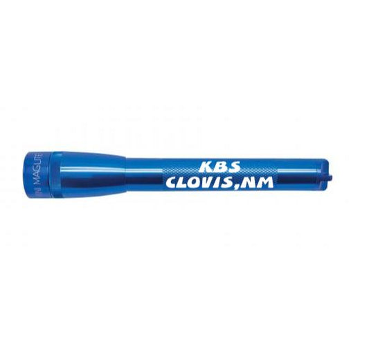 Mini Maglite Pro LED Flashlight - Blue - Custom Engraving