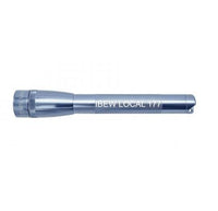 Mini Maglite Pro LED Flashlight in gray with IBEW Local 177 engraving on the barrel