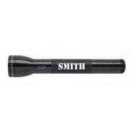 Black ML300L LED 3-Cell D flashlight with custom engraving