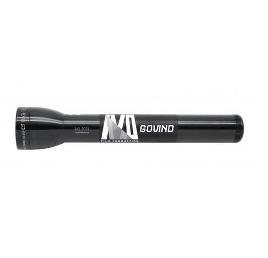ML300L LED 3-Cell D Flashlight - Black - Custom Engraving