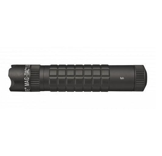 MAG-TAC CR123 LED Flashlight Crowned Bezel - Black - Custom Engraving