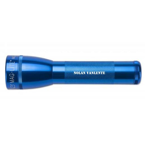 ML25LT LED 2-Cell C Flashlight - Blue - Custom Engraving