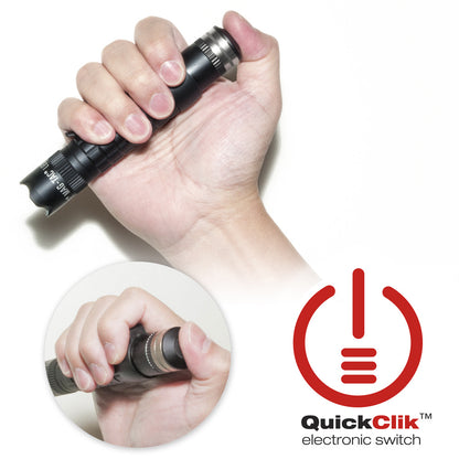 Mag-Tac® Rechargeable LED Plain Bezel Flashlight – 185-Meter Beam, Up to 18-Hour Runtime & 740 Lumens