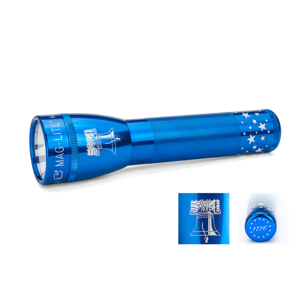 ML25LT LED 2-Cell C Flashlight - Liberty Bell- Blue - Limited Edition
