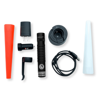 Maglite MAG-TAC RECHARGEABLE FLASHLIGHT with APA LOGO BUNDLE