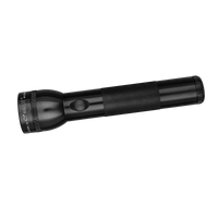 Maglite Classic 2D Flashlight in black with textured grip