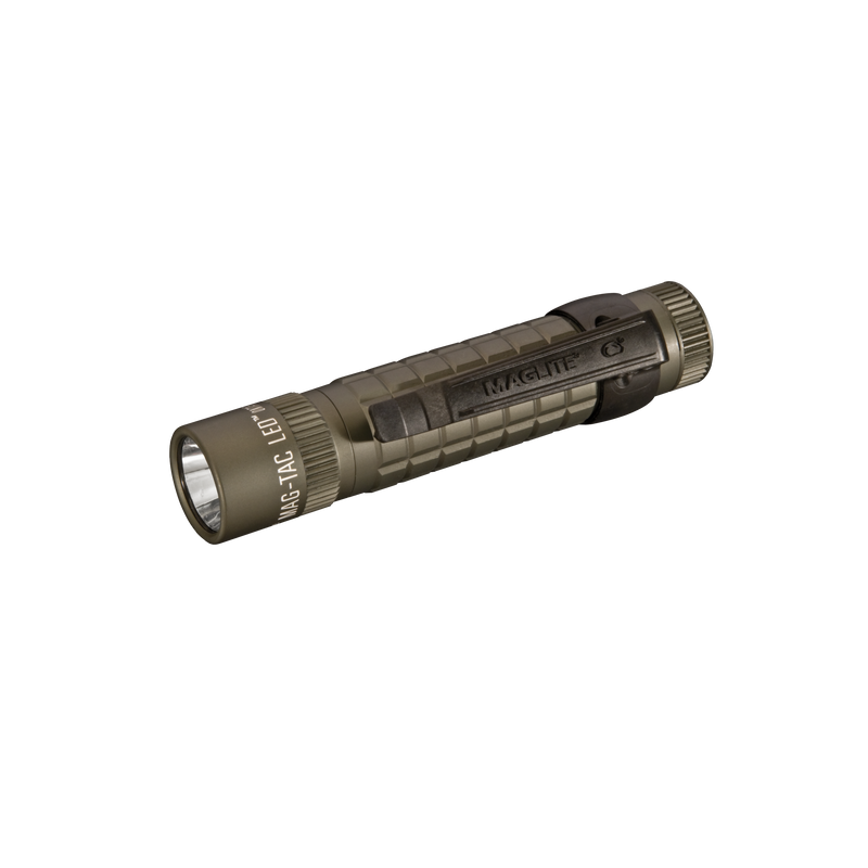 Maglite Mag-Tac LED Flashlight (Plain Bezel, Foliage Green) SG2LRF6