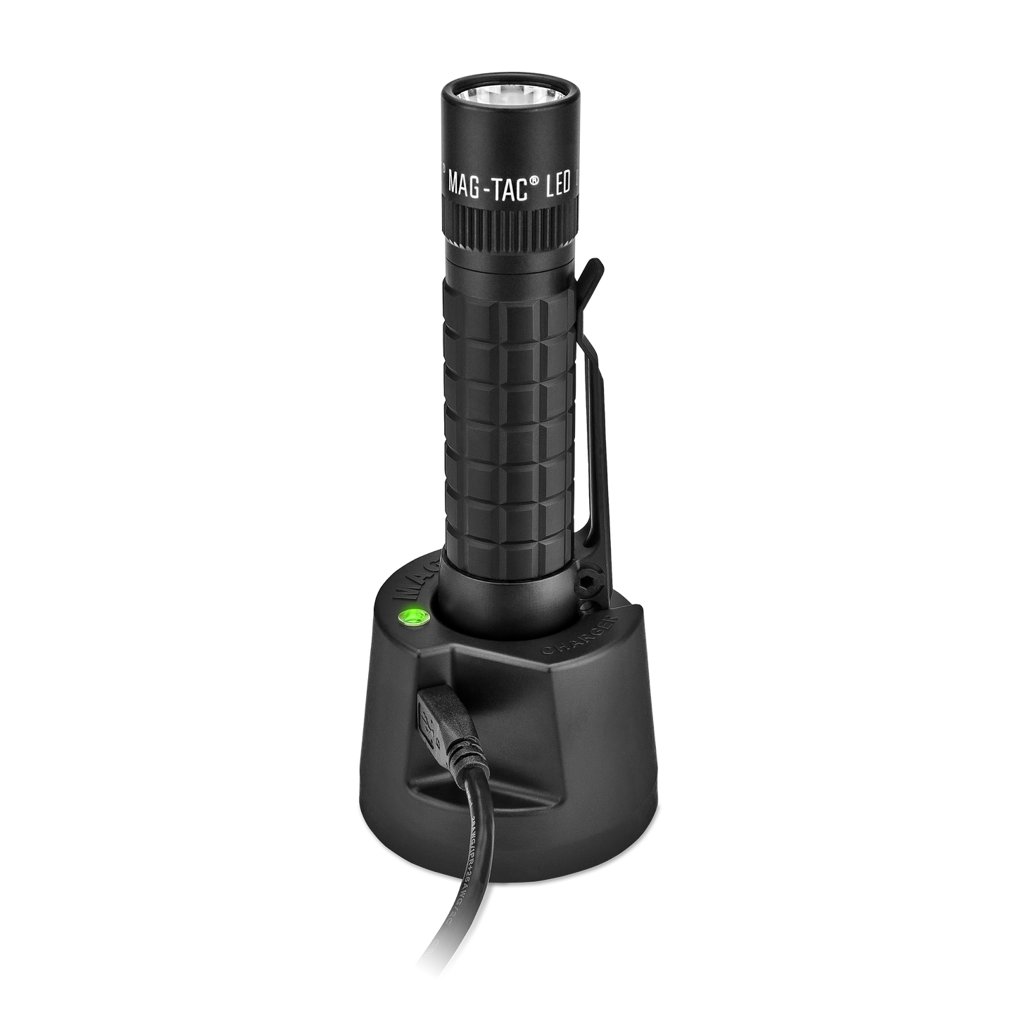 MAG-TAC® - LED Rechargeable Plain Bezel Flashlight System