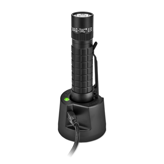 MAG-TAC® - LED Rechargeable Plain Bezel Flashlight System