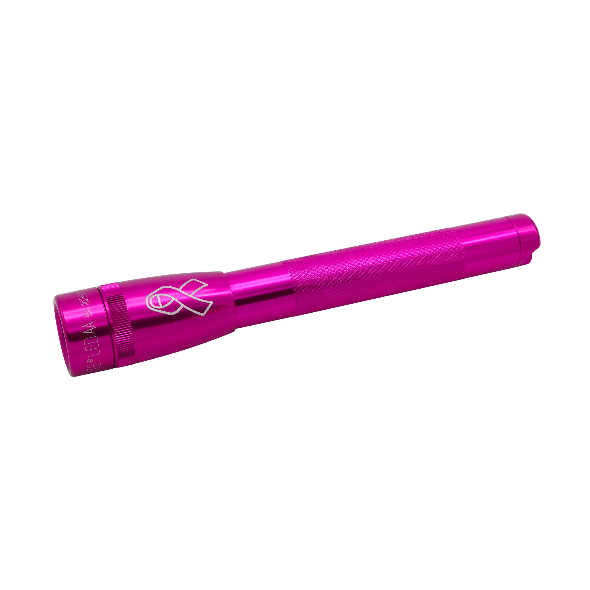 National Breast Cancer Foundation Mini Maglite® AA LED Flashlight – 156-Meter Beam, Up to 25-Hour Runtime & 127 Lumens