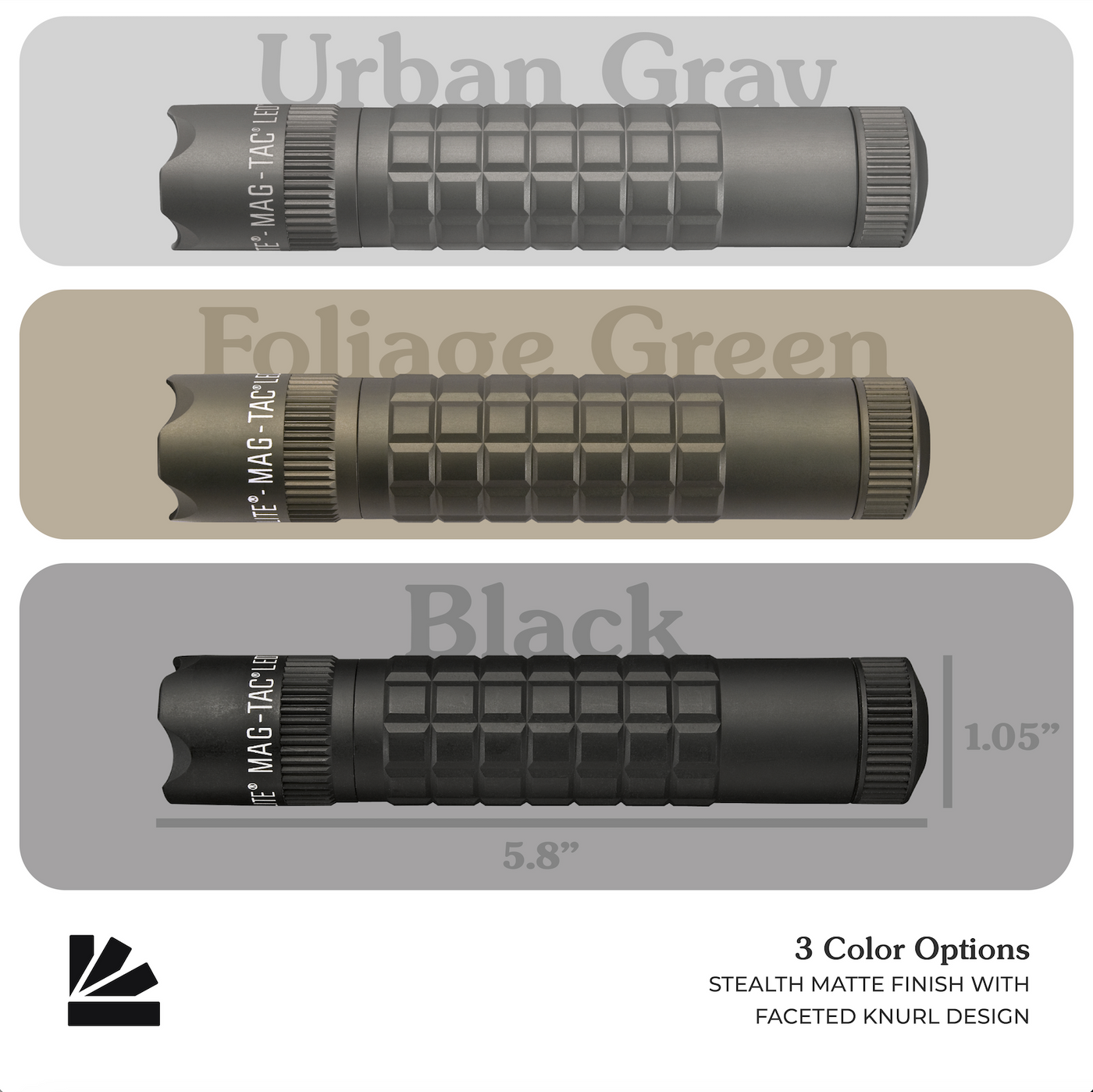MAG-TAC - LED Crowned Bezel Flashlight