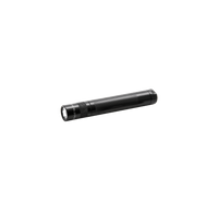 Solitaire LED flashlight in black with grooved grip, partially visible at the bottom edge.