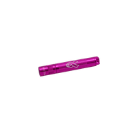 Pink Maglite Solitaire LED flashlight with National Breast Cancer Foundation ribbon emblem