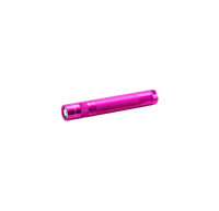 Solitaire LED flashlight in vibrant pink with compact cylindrical body