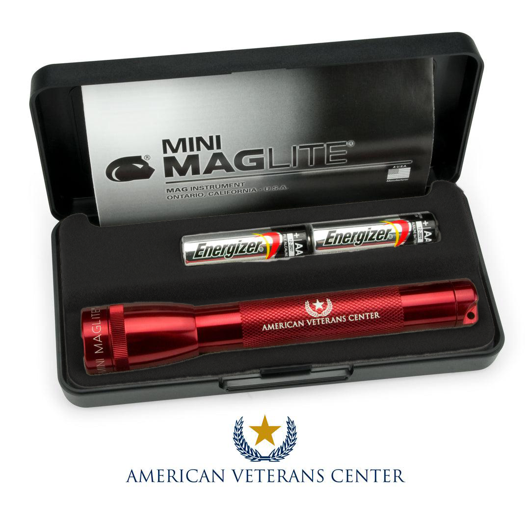 Mini Maglite 2-Cell AA American Veterans Center