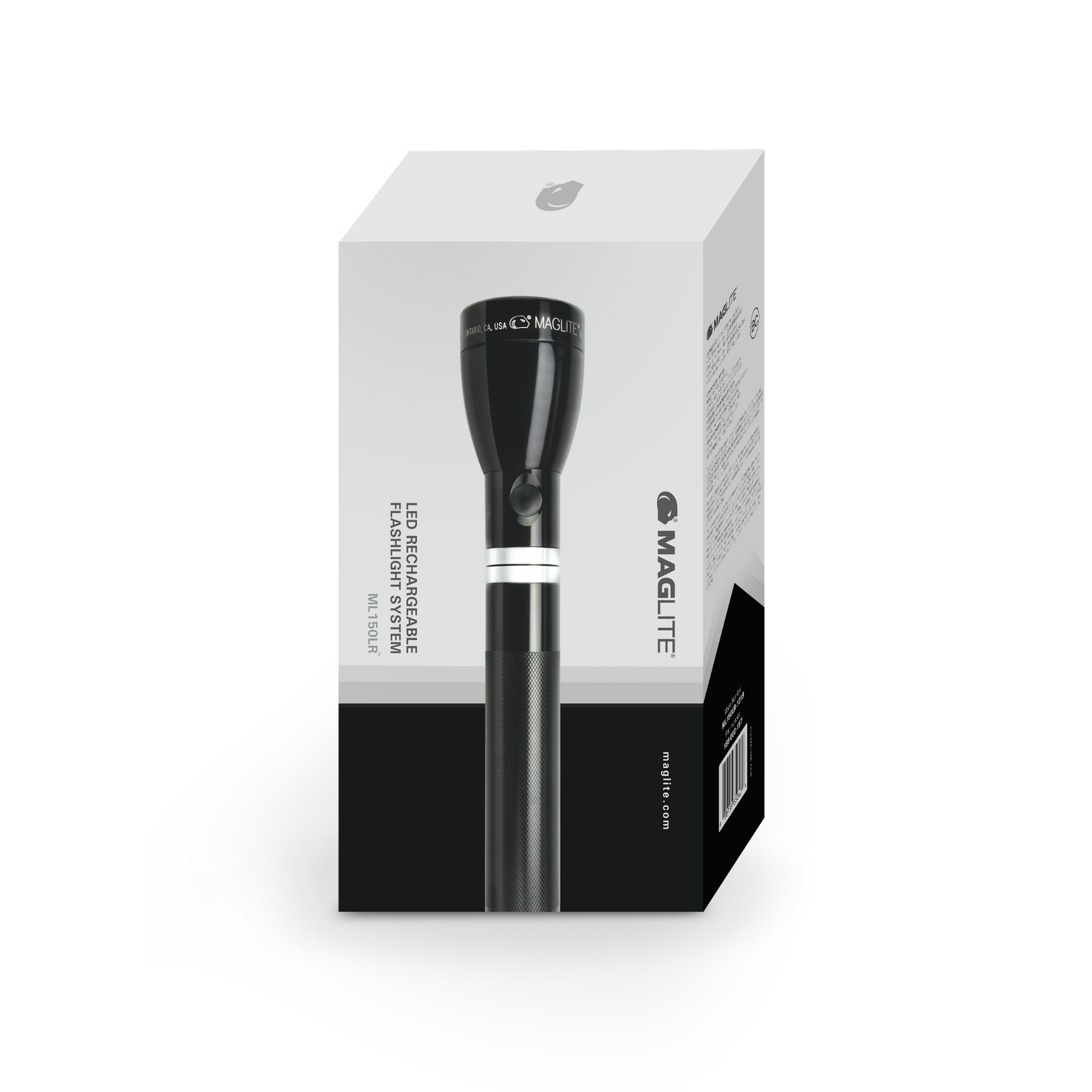 best 12v rechargeable flashlight Maglite ML150LRX - LED System - Matte Black / System 7 The flashlight builds in 1pc 18650 1800mAh lithium ion battery and 0.5m usb Maglite ML150LR-4019 Rechargeable Tactical Duty