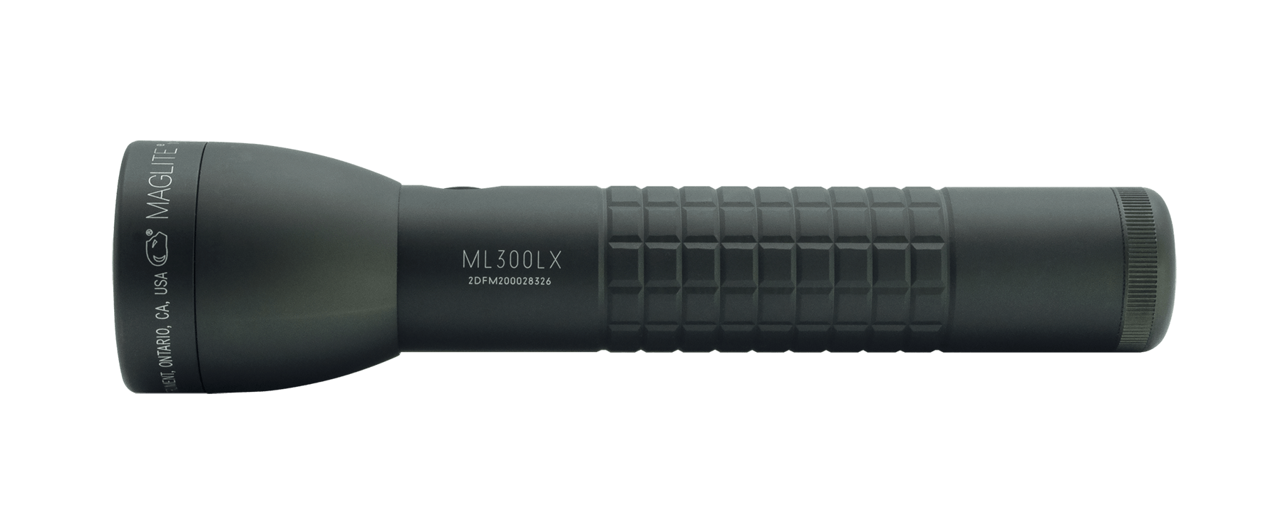Maglite® ML300LX® 2-Cell D LED Flashlight - Foliage Green - Custom Engraving – 366-Meter Beam, Up to 69-Hour Runtime, 524 Lumens, Quick Focus®, QuickClik® & Multi-Mode Operation