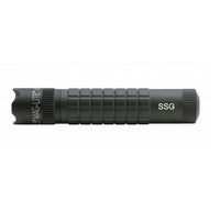 Foliage green MAG-TAC CR123 LED flashlight with crowned bezel and custom engraving