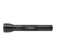 ML300L LED 3-Cell D flashlight in black with engraving J. Munoz.