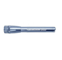 Gray Mini Maglite Pro LED flashlight with Halloween 2023 engraving