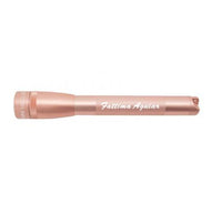 Rose gold Mini Maglite Pro LED flashlight with custom engraving