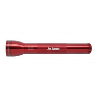 Red ML300L LED 3-Cell D flashlight with custom engraving
