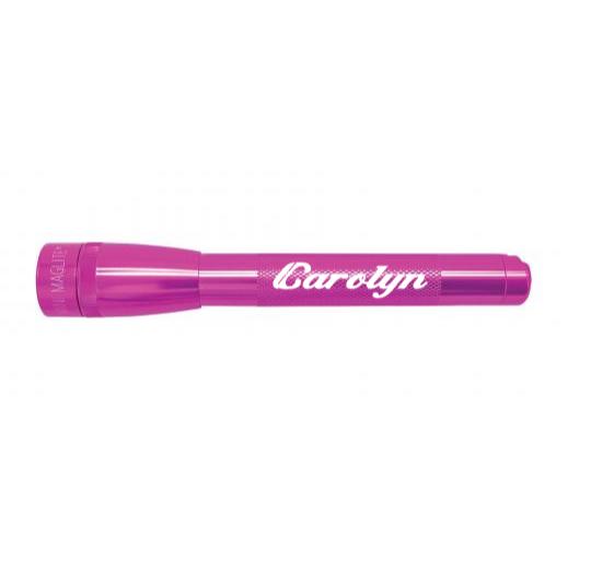 Mini Maglite Pro LED Flashlight - Pink - Custom Engraving