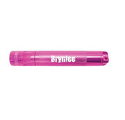Solitaire LED Key Chain Flashlight - Pink - Custom Engraving