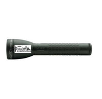 Foliage green ML50LX LED two cell C flashlight with knurled grip and engraving area