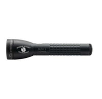 ML50LX LED two-cell C flashlight in black with custom engraving along the head