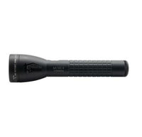 Black ML50LX LED two cell C flashlight with textured grip and custom engraving area.