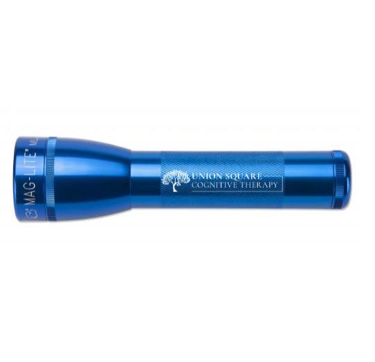 ML25LT LED 2-Cell C Flashlight - Blue - Custom Engraving