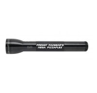 Black ML300L three-cell D flashlight with custom engraving along the body